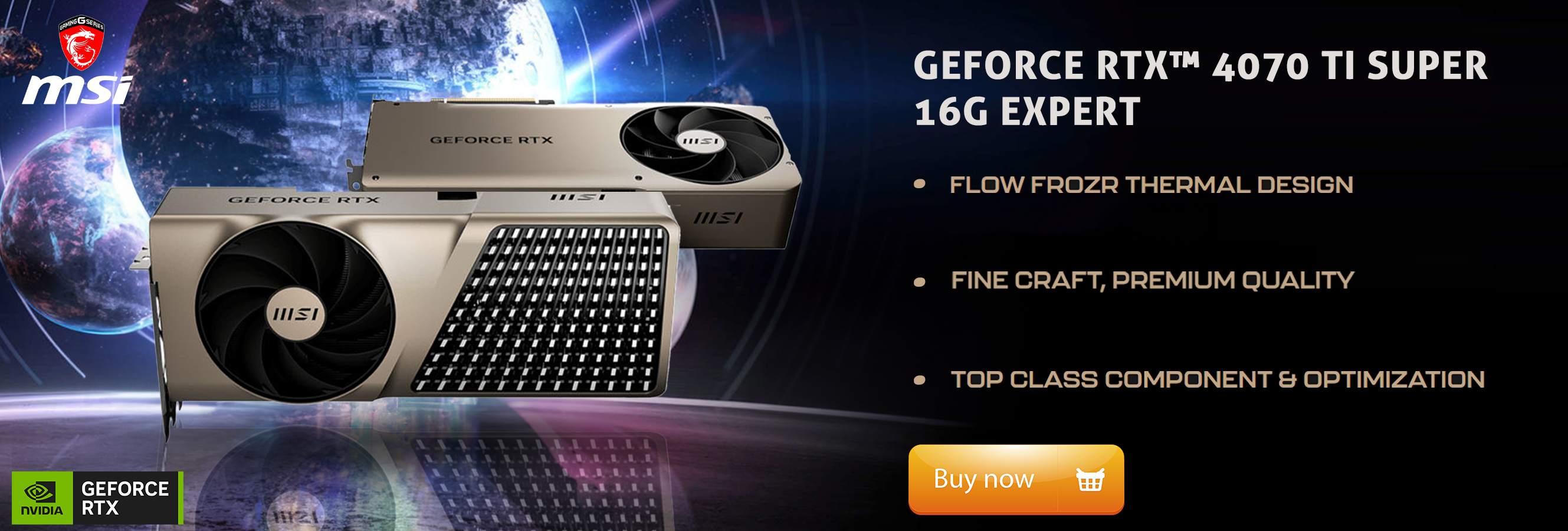 MSI GeForce RTX 4070 Ti Super 16G Expert 16GB GDDR6X